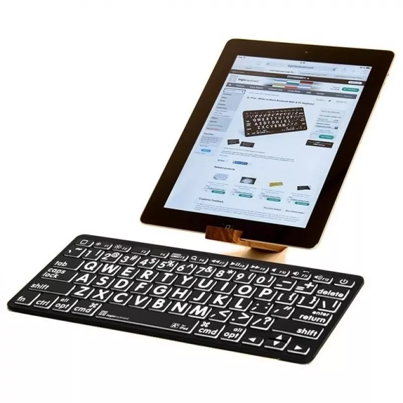 Logickeyboard universaali Bluetooth-näppäimistö LKB-LPWB-BTPC-DE QWERTZ saksa musta