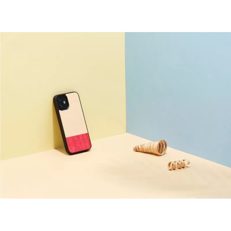 Man and wood -suojakotelo iPhone 12 mini – musta