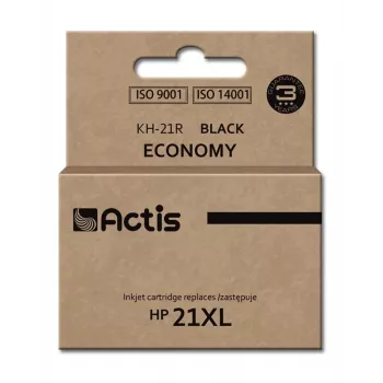 Mustekasetti ACTIS KH-21R yhteensopiva HP 21XL C9351A kanssa – musta, pigmenttimuste 20 ml, suuri (XL) kapasiteetti, yksittäispakkaus