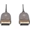 DisplayPort AOC hybridi-kuituoptinen kaapeli, UHD 8K (musta, 30 metriä)