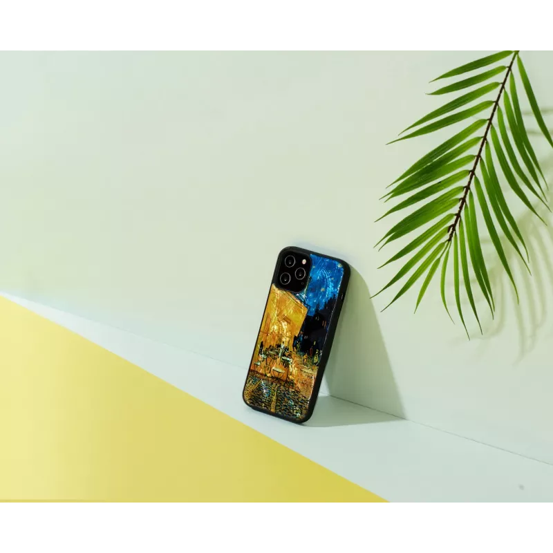 iKins suojakotelo Apple iPhone 12 Pro Max — musta Cafe Terrace