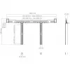 Hagor LS-1 soundbar-teline, musta