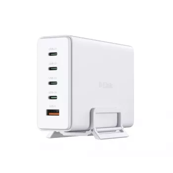 D-Link 240W GaN-laturi, sisäkäyttöön, AC, valkoinen