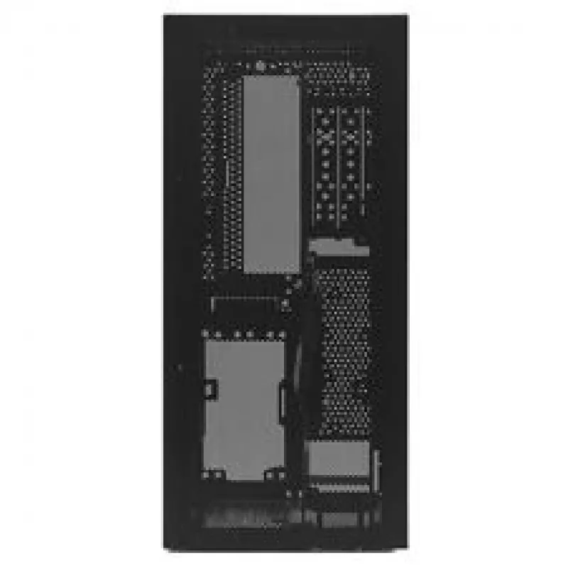 SSUPD Meshroom S V2 Mini-PC-kotelo, ATX, Mesh, musta