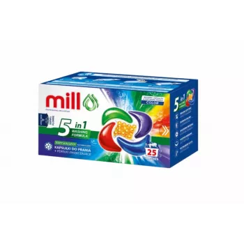 MILL PRO 5k pesukapselit + COLOR tuoksuvat helmet, 25 kpl