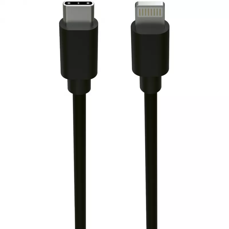 Puhelinkaapeli Ansmann 1700-0106 musta USB C Lightning 0,12 m