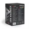 CPU-ilmajäähdytin SAVIO SAVGCOVORTEXX2ARGB 4 lämpöputkella, 120 mm ARGB-tuuletin, musta