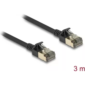 Verkkokaapeli DeLOCK RJ45 Cat.8.1 3 m musta