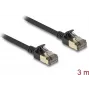 Verkkokaapeli DeLOCK RJ45 Cat.8.1 3 m musta