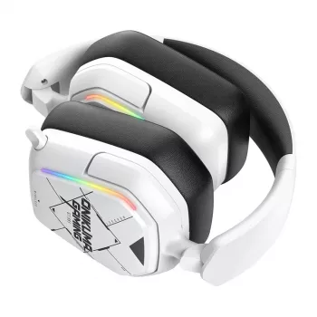 Johdollinen/langaton headset Onikuma GT883 valkoinen — Bluetooth- ja kaapeliyhteys, over-ear-rakenne