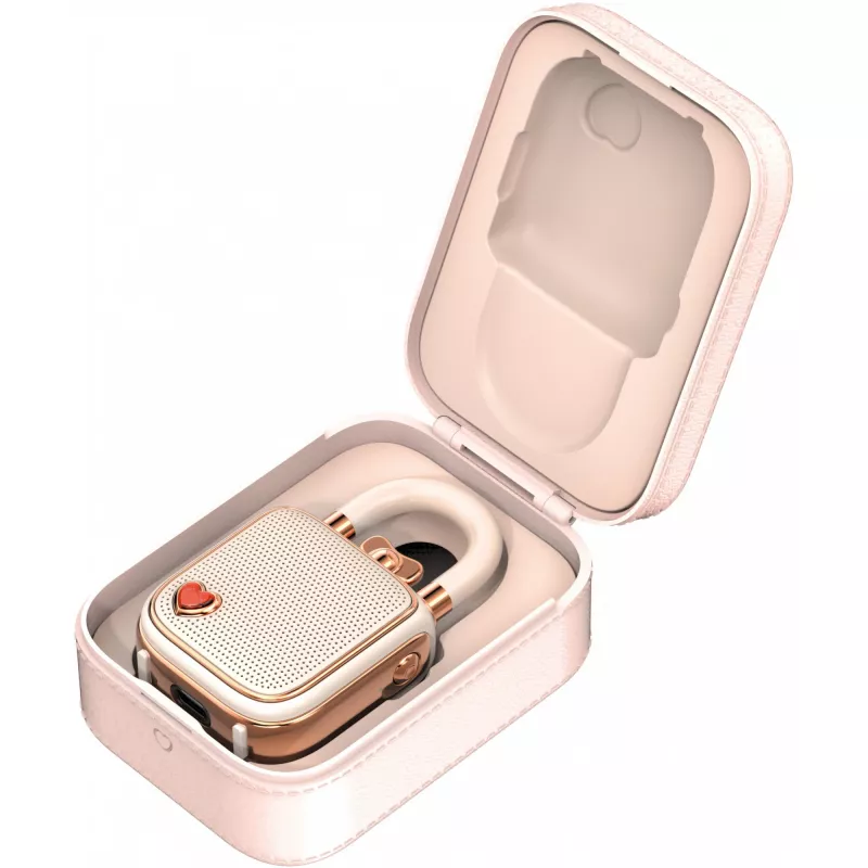 Kannettava mono-kaiutin Divoom LoveLock pinkki