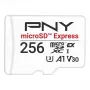 MicroSDXC-muistikortti PNY microSD Express 256 GB UHS‑I luku 890 MB/s kirjoitus 750 MB/s U3 V30