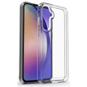 Älypuhelimen kirkas suojakotelo eSTUFF Samsung Galaxy A26:lle, 100 % TPU, läpinäkyvä