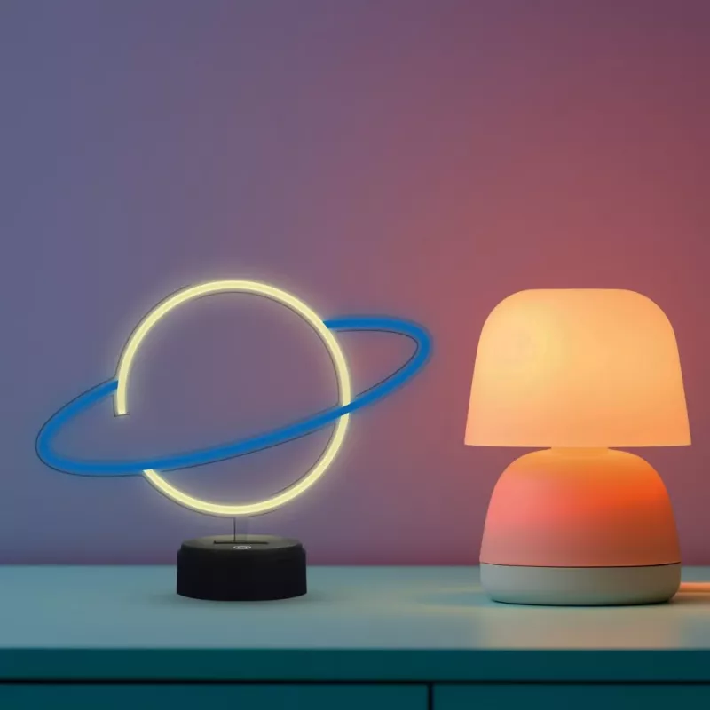 Manta SNL38BLT Style Neon Lights Planet koristeellinen LED-valaisin
