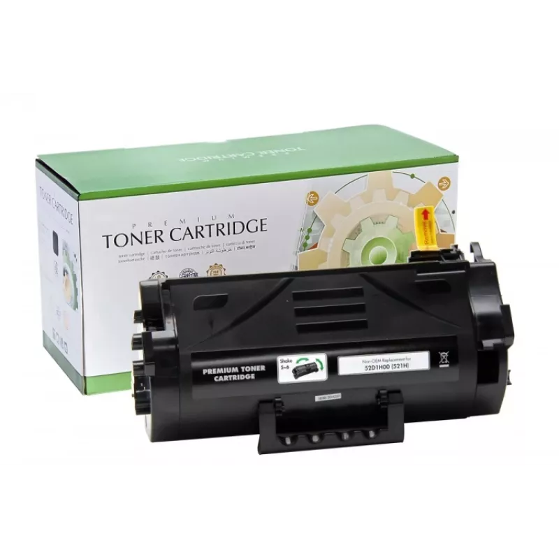 Yhteensopiva Static-Control Lexmark 522H -värikasetti 25 000 sivua musta