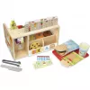 Melissa & Doug puinen voileipätiski leikkelemakoneella – 56-osainen leikkiruokasarja – FSC-sertifioitu