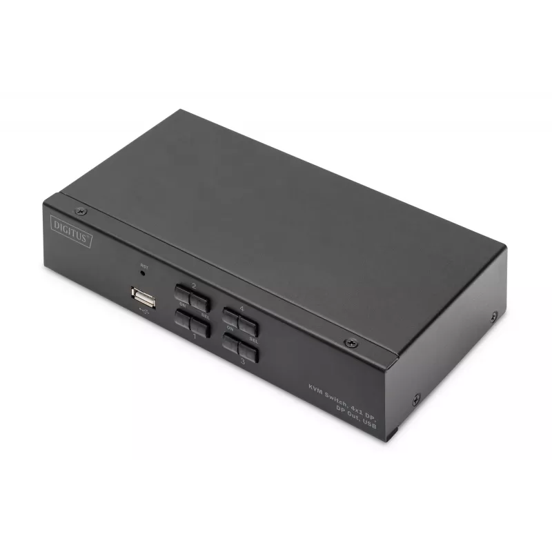 KVM-kytkin Digitus DS-12891 4x1 DP USB 4K Ultra HD