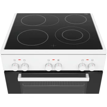 Bosch HKA090220 liesi vapaasti seisova liesi keraaminen keittotaso valkoinen