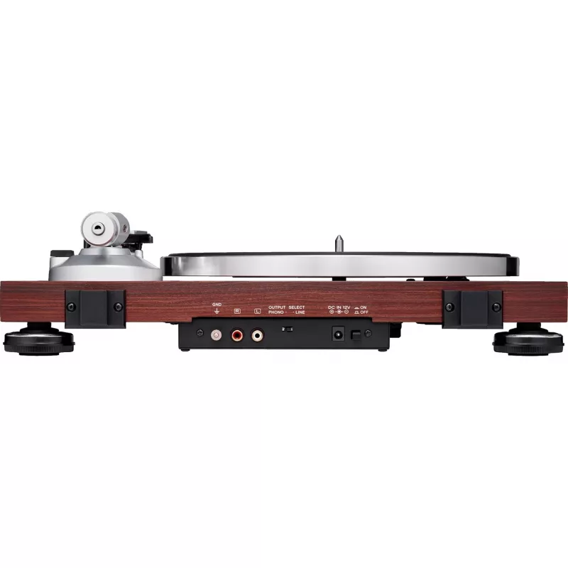 Hihnavetoinen audiosoitin Audio-Technica AT-LPW50BTRW ruskea manuaalinen