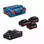 Ruuvinväännin BOSCH AKKU 18V 5,0Ah x3 +LATURI GAL 18V-40 +LB 0615990L3T OEM