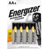 Alkaline AA -kertakäyttöparisto Energizer Classic 1,5V LR6 — 4 kpl, 50,5×14,5 mm, 23 g