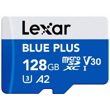 MicroSDXC-muistikortti Lexar BLUE PLUS 128 GB UHS-I U3 V30 170 MB/s
