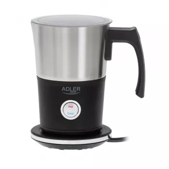 Automaattinen maidonvaahdotin Adler AD 4497 – ruostumaton teräs, 600W, 120 ml vaahtoa / 300 ml lämmitys, kuuma & kylmä