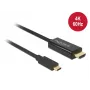 Videokaapeliadapteri DeLOCK 85291 USB Type-C HDMI 2 m musta