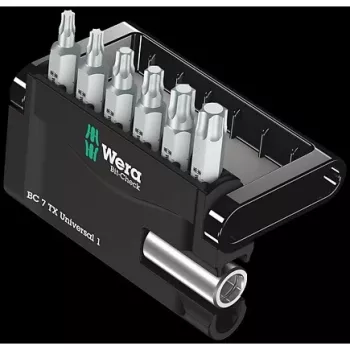 Wera Bit-Check 7 TX Universal 1 -ruuvitalttakärkisarja - 7 kpl (05056294001)