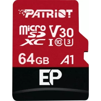 Patriot Memory PEF64GEP31MCX muistikortti 64 GB MicroSDXC Class 10