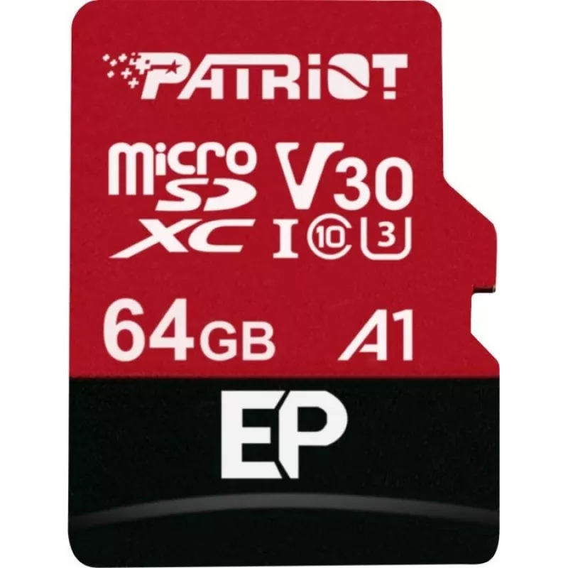 Patriot Memory PEF64GEP31MCX muistikortti 64 GB MicroSDXC Class 10