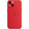 Apple iPhone 14 -silikonikotelo MagSafe-yhteensopiva, (PRODUCT)punainen
