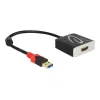 Videokaapeli-adapteri DeLOCK 62736 USB Type-A - HDMI 0,2 m musta