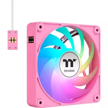 Thermaltake CT120 EX ARGB 120mm pinkki 3 kpl:n pakkaus kotelotuuletin