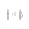Qoltec 54450 kuituoptinen liitin LC monimuoto beige hopea