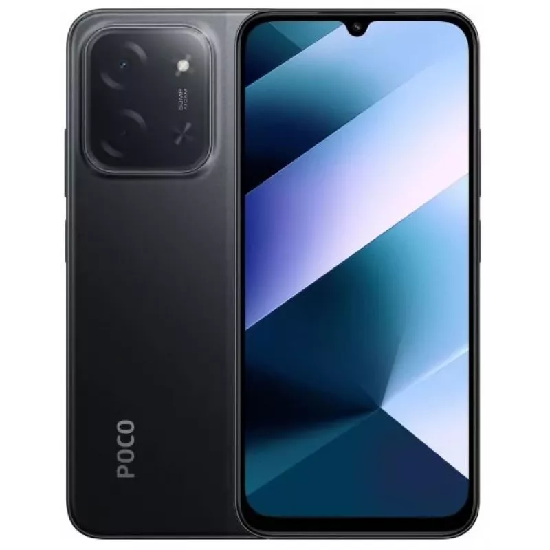 POCO C85 17,5 cm (6,9 inch) Dual SIM 4G USB Type-C 8 GB 256 GB 6000 mAh musta