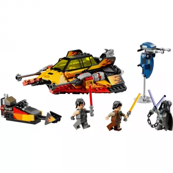 LEGO Star Wars Flame Speeder 75414 lumiajoneuvosarja – 349 osaa, 3 minihahmoa, ikä 7+