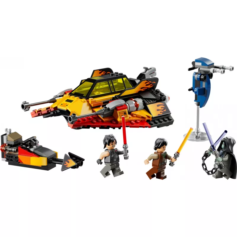 LEGO Star Wars Flame Speeder 75414 lumiajoneuvosarja – 349 osaa, 3 minihahmoa, ikä 7+