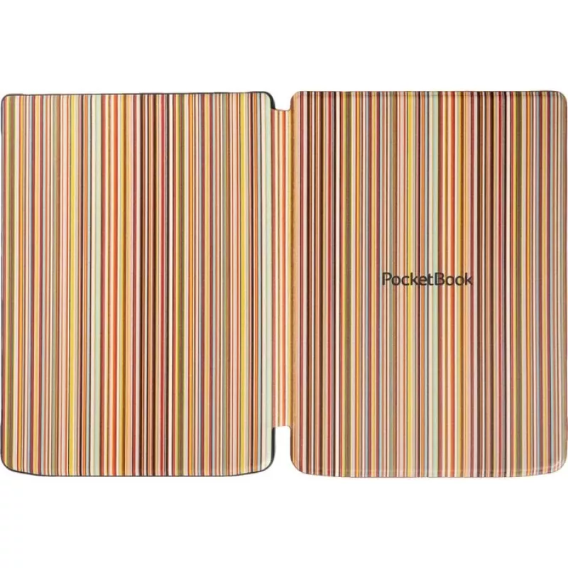 PocketBook Shell -suojakansi H-S-743-CL-WW 7,8 tuuman InkPad 4 / Color 2 / Color 3, värikkäät raidat