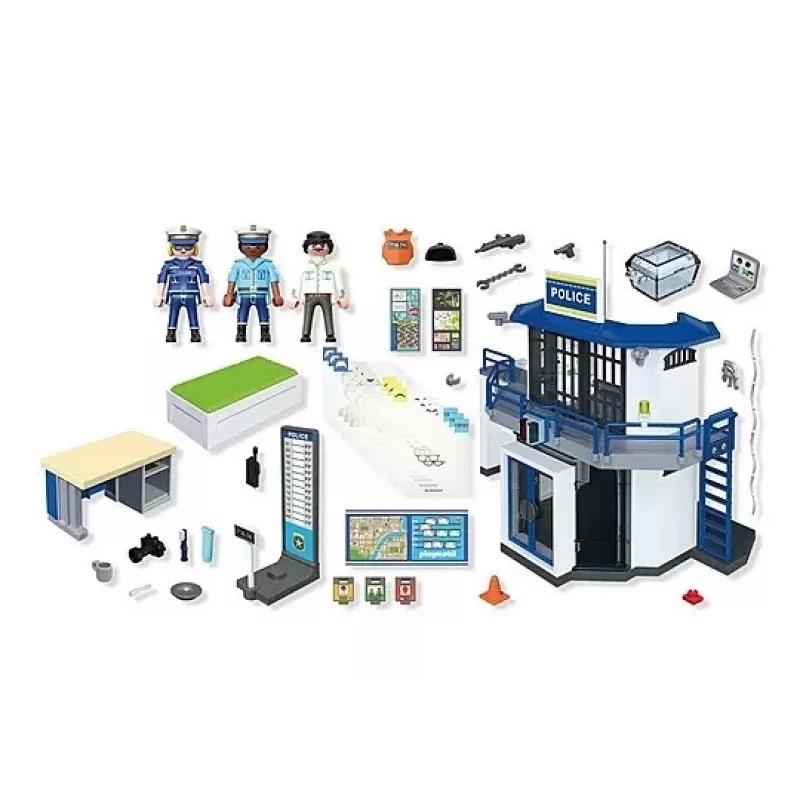 Playmobil Action Heroes 71874 poliisiasema kuulusteluhuoneella
