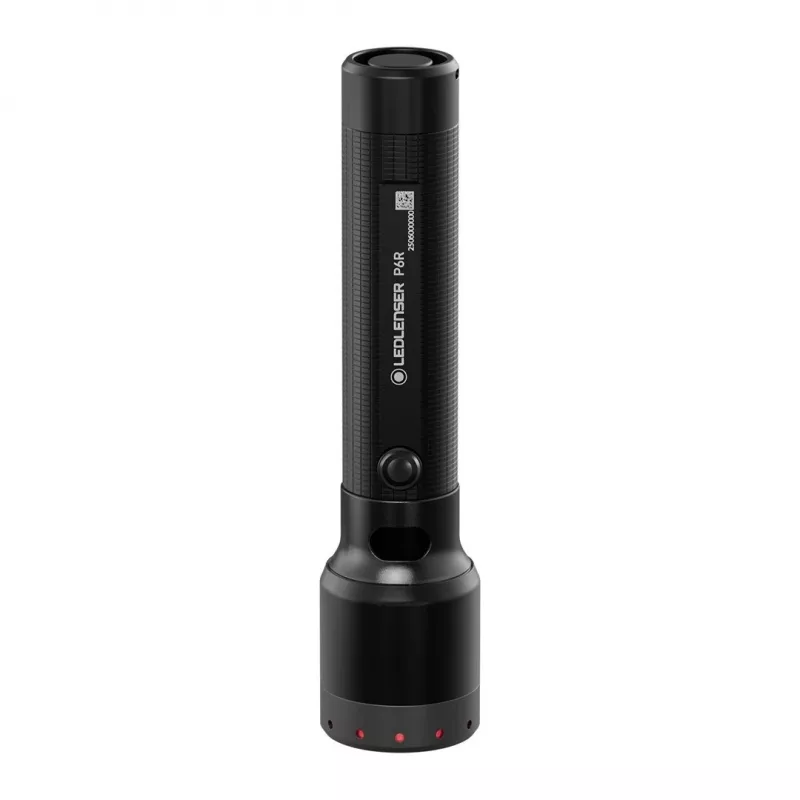 Ledlenser P6R musta käsivalaisin LED