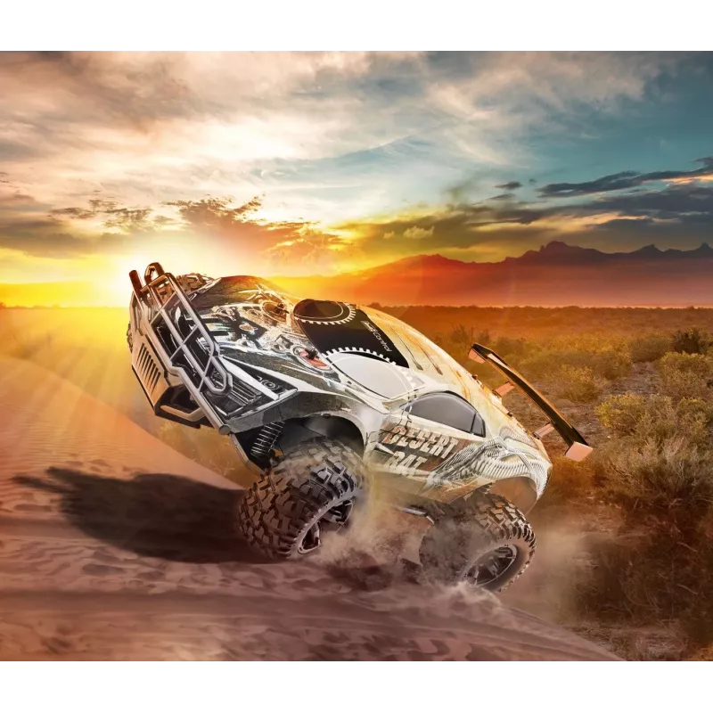 RC-auto REVELL Desert Rat (malli 24442) – harmaa-musta radio-ohjattava maastoajoneuvo