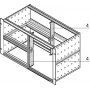 SCHROFF 64560010 19 tuuman asennustarvikkeet - telinetarvikkeet (64560010)