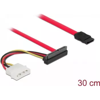 SATA-kaapeli DeLOCK 86078 0,5 m SATA 7-nap SATA 22-nap Molex