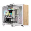 Tietokonekotelo Corsair CC-9011288-WW Midi Tower bambu, valkoinen