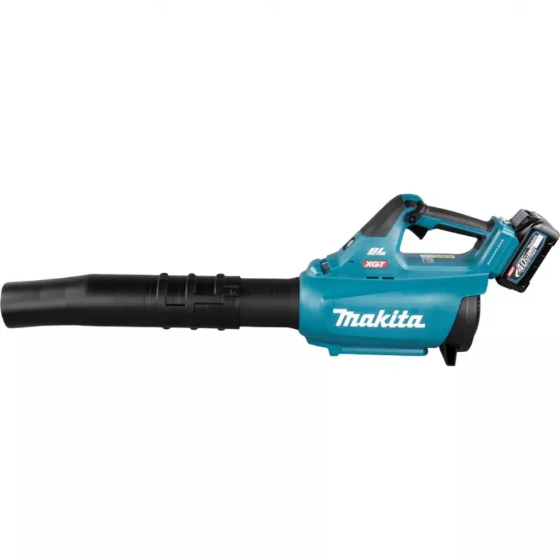 Makita UB001GM101 XGT akkukäyttöinen lehtipuhallin, 40 V, 4,0 Ah:n akku