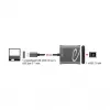 Kortinlukija DeLOCK 91741 USB 3.2 Gen 1 Type-C musta harmaa