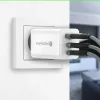 everActive SQ-655Q 65W -pikalaturi, 1×USB-A + 2×USB-C