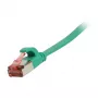 Synergy 21 patch-kaapeli RJ45, CAT6 250 MHz, 1,0 m vihreä, FTP (U/FTP), TPE (Superflex), litteä, Synergy 21, - digitaali/data - verkko