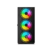 SAVIO PC-kotelo Raptor X1 ARGB lasi/mesh musta